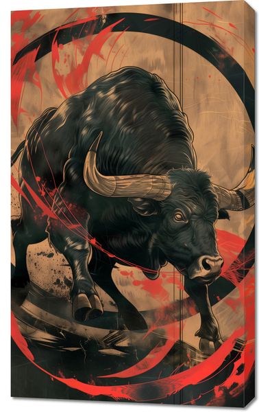Obraz 60x100cm Bycza Niezłomność zdjęcie 1