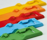 Opaska identyfikacyjna z tworzywa, 37 cm, niebieski, Kerbl