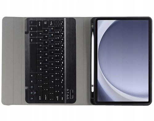 ETUI FUTERAŁ CASE KLAWIATURA BLUETOOTH DO SAMSUNG TAB A9+ 11 CALI CZARNE na Arena.pl