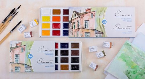 Zestaw AKWARELI SONNET 24 k do Zdobień Paznokci - oryginalne Farby Manicure na Arena.pl