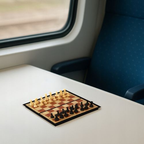 Szachy magnetyczne podróżne 18×18 cm w etui Vergionic na Arena.pl