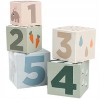 Klocki Konstrukcyjne Zwierzątka I Cyfry 5 Elementów