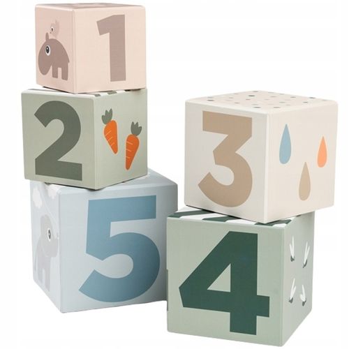 Klocki Konstrukcyjne Zwierzątka I Cyfry 5 Elementów na Arena.pl