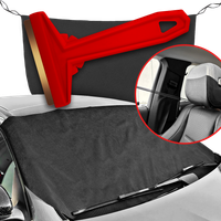 Osłona Antyszronowa Na Szybę Mata Z Gumkami Skrobaczka Mosiężna Murska 575