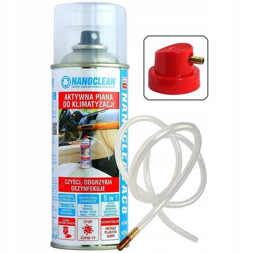Nanoclean AC8 serwis biobójczy, odgrzybiacz klimatyzacji 5w1 Atest PZH, UE na Arena.pl