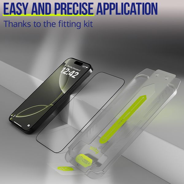 Allity szkło hartowane PerFit do iPhone 15 Pro zdjęcie 3