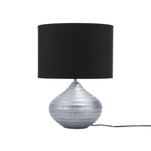 Lampka stołowa srebrna KUBAN