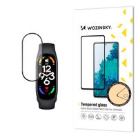 szkło hartowane na ekran xiaomi mi band 7 full glue z ramką czarny
