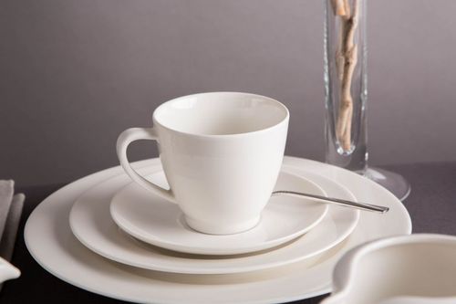 Zestaw filiżanek 6 szt porcelanowych filiżanki 250 ml Karolina Polska na Arena.pl