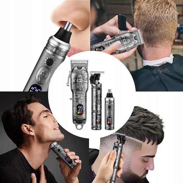 PROFESJONALNE MASZYNKI DO STRZYŻENIA TRYMER MĘSKI zdjęcie 3