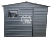 Domek Ogrodowy 3x3 Drzwi Okno Dach dwuspadowy Antracyt GP228