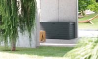 Skrzynia ogrodowa kufer WOODEBOX antracyt 280 litrów 280L / na balkon taras