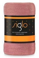 Koc Pluszowy 130X170 Mikrofibra Siglo Brudny Róż