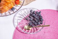 Zestaw talerzy 12 osób talerzyki szklane do ciasta Altom Design Venus 15 cm