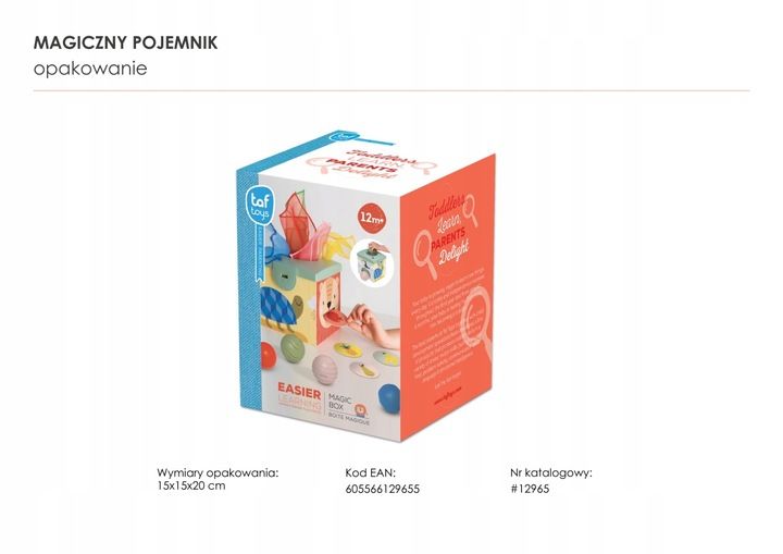 Magiczny Pojemnik Taf Toys – Sensoryczna Zabawa dla Rozwoju Dziecka zdjęcie 5