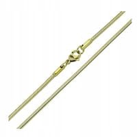 Łańcuszek 14K Pozłacany Ogon Węża 55 cm 1,9 mm