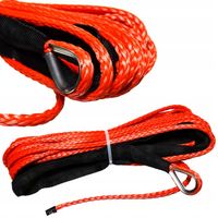 Lina syntetyczna do wyciągarki 5mm 15m SYNTETYK QUAD ATV 2500lbs 3500LBS