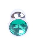 Plug-Jewellery Silver Plug- Green