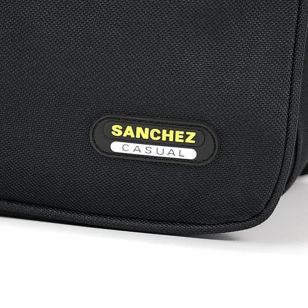 torba męska a4 z nyloni sanchez - czarna zdjęcie 8