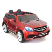 MERCEDES GLS 63, 4 SILNIKI, 2X12 V, MIĘKKIE KOŁA, MIĘKKIE SIEDZENIE DLA 2 DZIECI/HL228