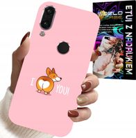 ETUI DO HUAWEI P SMART 2019 - ŚMIESZNE WZORY I LOVE YOU PIESEK OBUDOWA