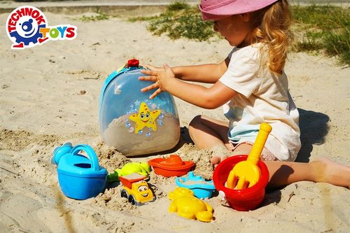 Plecak Dla Dzieci Technok Zestaw Zabawek Do Piasku 10 Sztuk 8881 na Arena.pl
