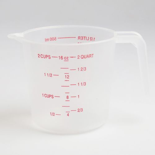 DZBANEK PLASTIKOWY Z MIARKĄ 500 ML IDEALNY DO PRECYZYJNEGO ODMIERZANIA na Arena.pl