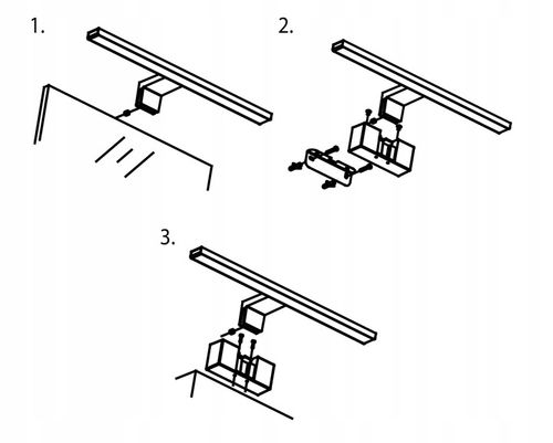 Kinkiet LED łazienkowy Lampa nad lustro 12W 50cm na Arena.pl