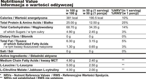 GenLab - Gain Support Professional - 2,4 kg wanilia-migdał na Arena.pl