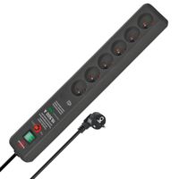 Listwa zasilająca Brennenstuhl Secure-Tec 6 19500A 3m 3500W IP20