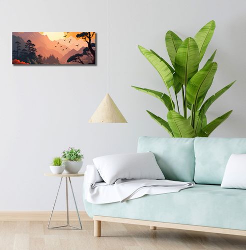 Obraz 60x20cm Złoty Zachód na Arena.pl