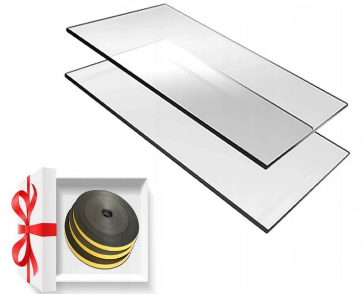 Szyba do kominka, pieca żaroodporna na wymiar zdjęcie 1