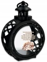 Latarenka ZNICZ okrągły personalizowany z nadrukiem NA BOŻE NARODZENIE