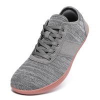Szerokie Buty Barefoot z Palcami Minimalistyczne Sportowe Szare Rozmiar 36