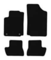 Dywaniki welurowe CARLUX-SILVER do Citroen C2 2003-2009 czarne