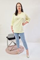 Elegancka Tunika Oversize Żółta UNI