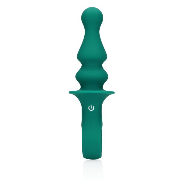Pawn Shaped Anal Vibrator - Peacock Plume zdjęcie 5