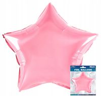 BALON FOLIOWY GWIAZDKA RÓŻOWA DEKORACJA URODZINOWA NA PRZYJĘCIE 3D