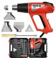 YATO OPALARKA ELEKTRYCZNA 2000W 350/550°C AKCESORIA WALIZKA