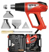 YATO OPALARKA ELEKTRYCZNA 2000W 350/550°C AKCESORIA WALIZKA