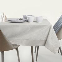 Obrus Plamoodporny GAIA Mankiet 120x160 Kremowy AmeliaHome