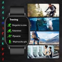 Smartwatch Zegarek Damski GPS Wodoodporny Rozmowy Sport Tętno Menu Polskie