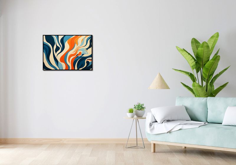 Plakat 70x50cm Oceaniczne Fale zdjęcie 4