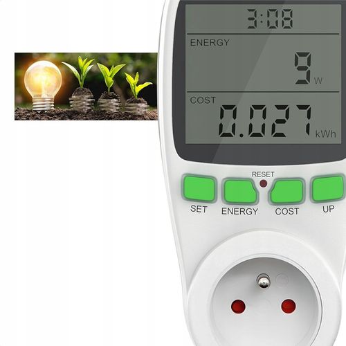 PRECYZYJNY MIERNIK LICZNIK ZUŻYCIA ENERGII POBORU PRĄDU WATOMIERZ na Arena.pl
