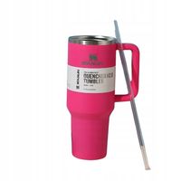 Kubek termiczny Stanley Quencher H2.0 1180ml różowy + słomka