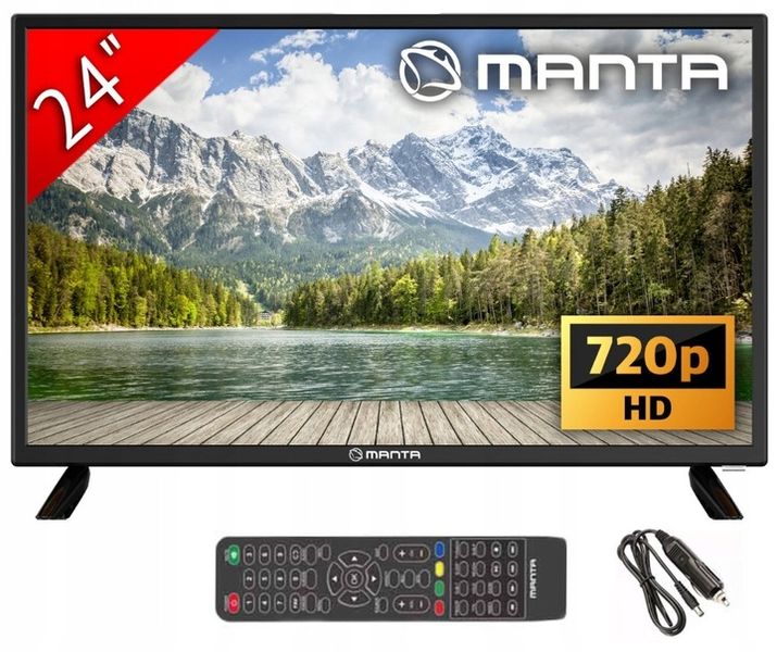 Telewizor Manta 24LHN124D 24" LED HD RS Sound System DD+ DVB-T2/HEVC zdjęcie 1