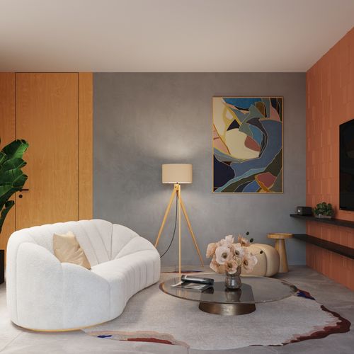 Lampa podłogowa NATT taupe na Arena.pl