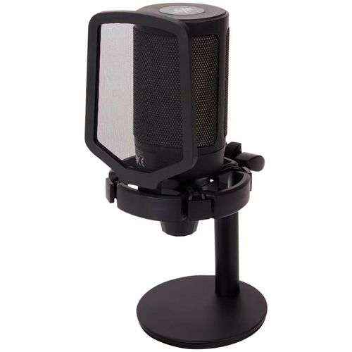 MIKROFON DO STREAMINGU ZE ŚWIATŁEM LED GAMINGOWY OBRACANY DO KOMPUTERA na Arena.pl