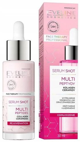 Eveline Serum Shot Kuracja Odmładzająca Multi Peptydy Kolagen Ceramidy 30ml na Arena.pl