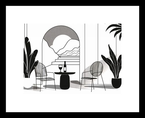 Plakat 18x13cm Relaks w Monochromie na Arena.pl